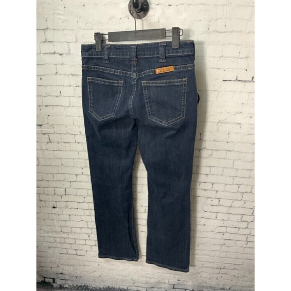 Cowgirl Tuff JUST TUFF JEANS Dark Wash Bootcut Trouser Pant Sz. 27x31 (U2) - Picture 3 of 10